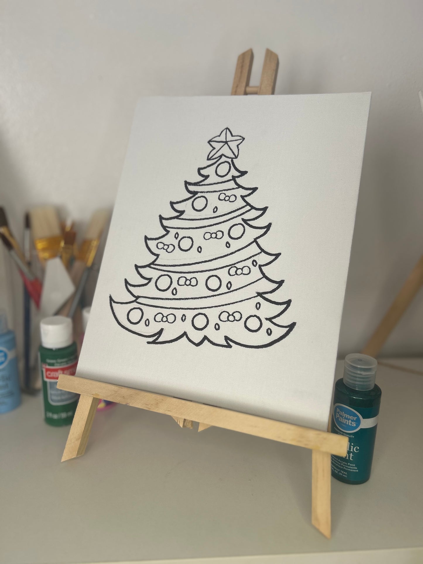 Christmas Tree Paint Kit
