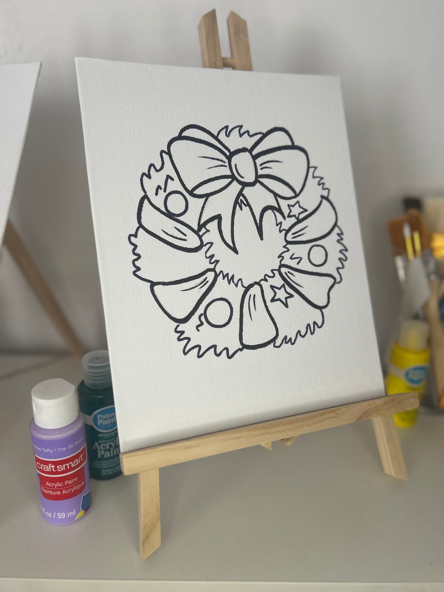 Christmas Wreath Paint Kit