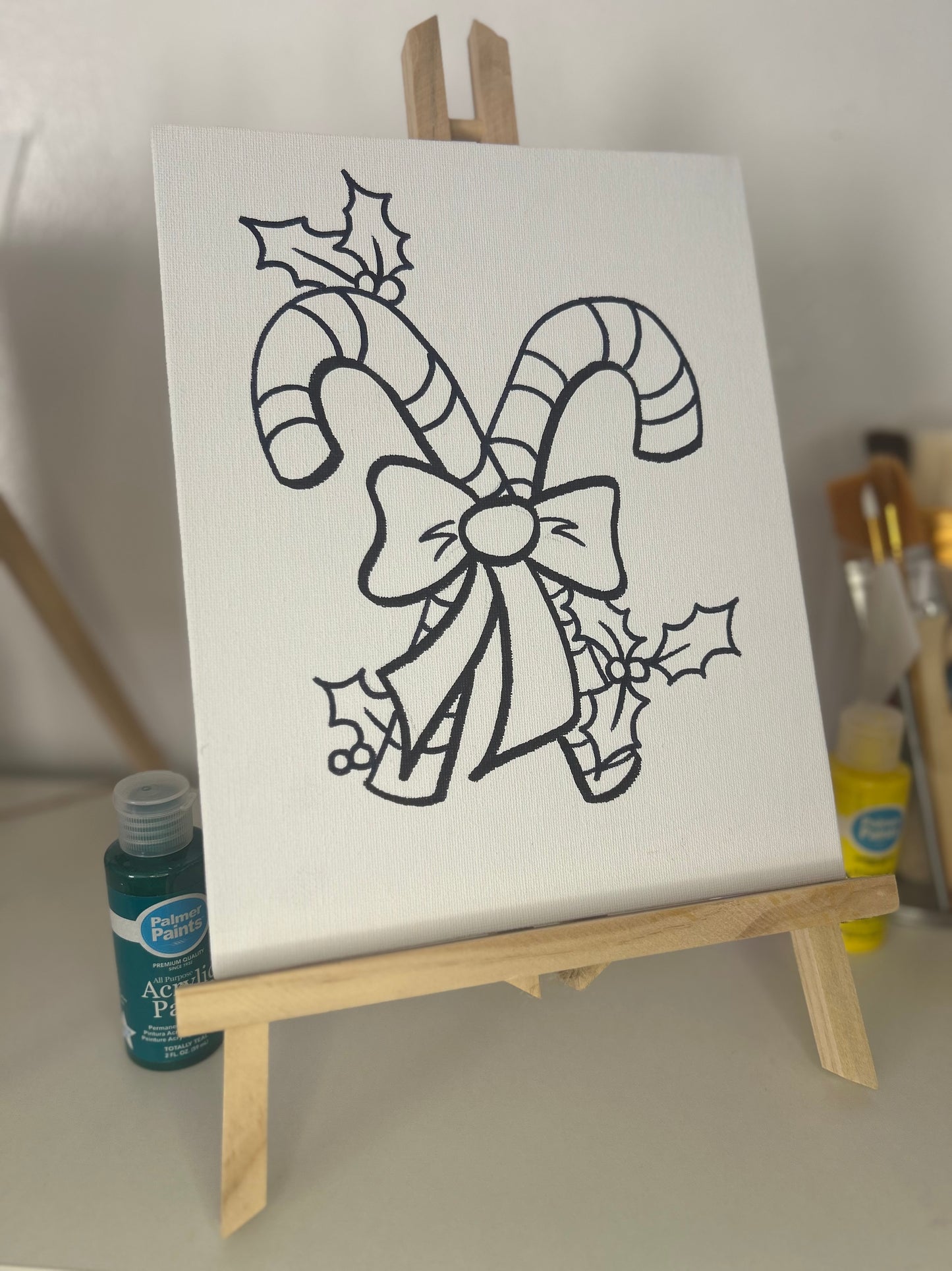 Candy Cane Paint Kit