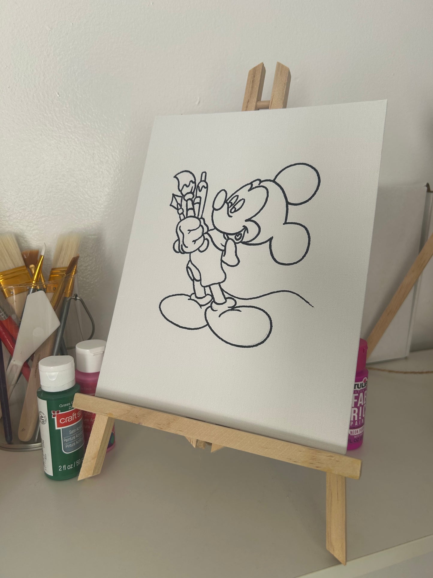 Mickey The Painter Paint Kit