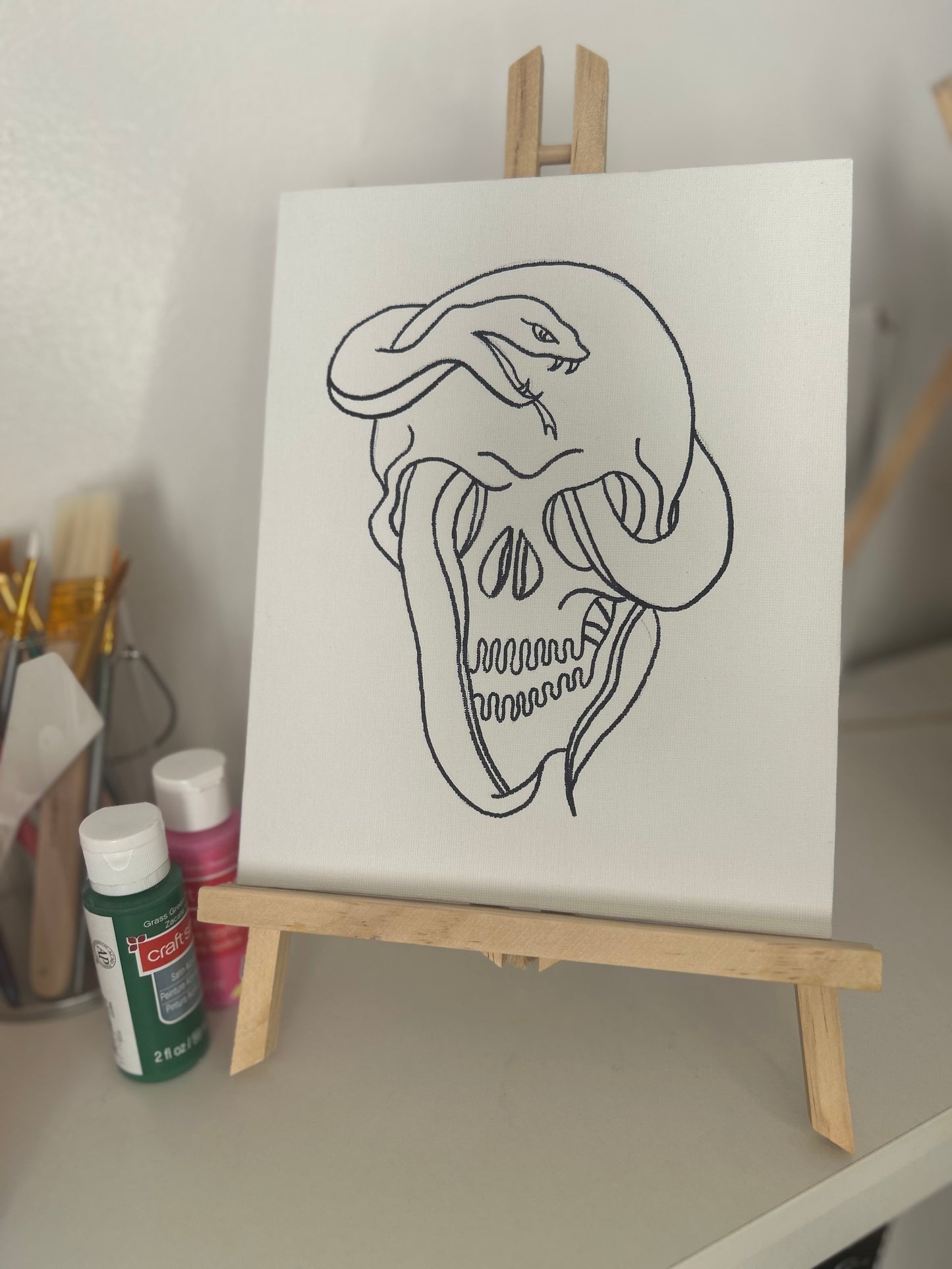 Skull & Snake Paint Kit