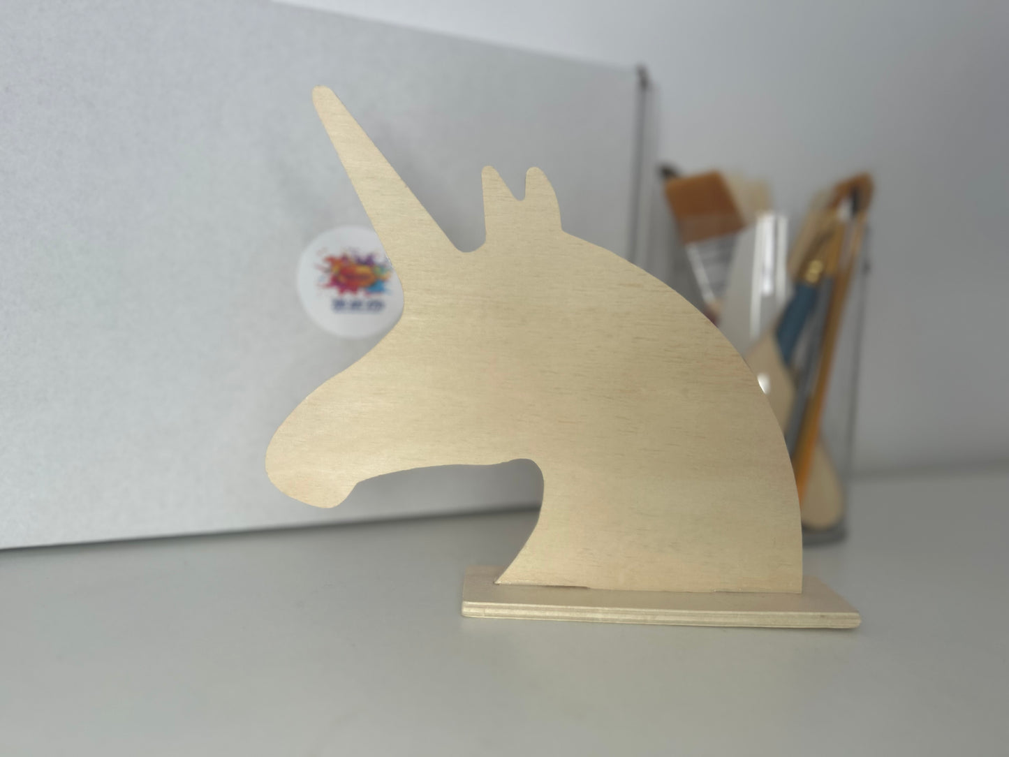 Wooden Unicorn Paint Kit