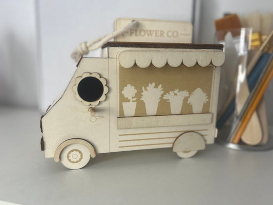 Wooden Flower Truck Paint Kit