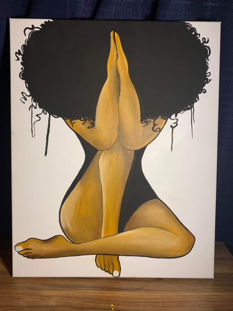 Yoga Pose Painting