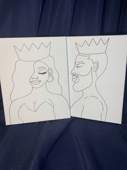 King and Queen Paint Kit